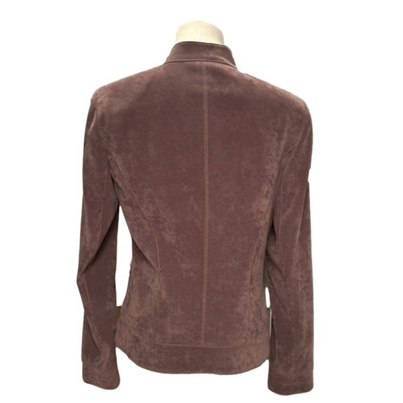 Vintage Doncaster Jacket Brown Fully Lined Zip Closure Size 4/6 - Picture 6 of 14